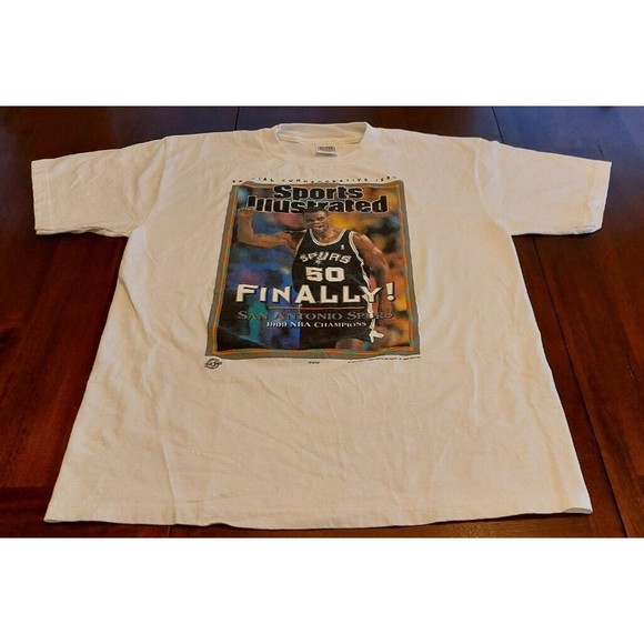 Silver Mountain Other - Rare VTG 1999 SI Cover San Antonio Spurs "Finally" NBA Champs T-Shirt Size LG